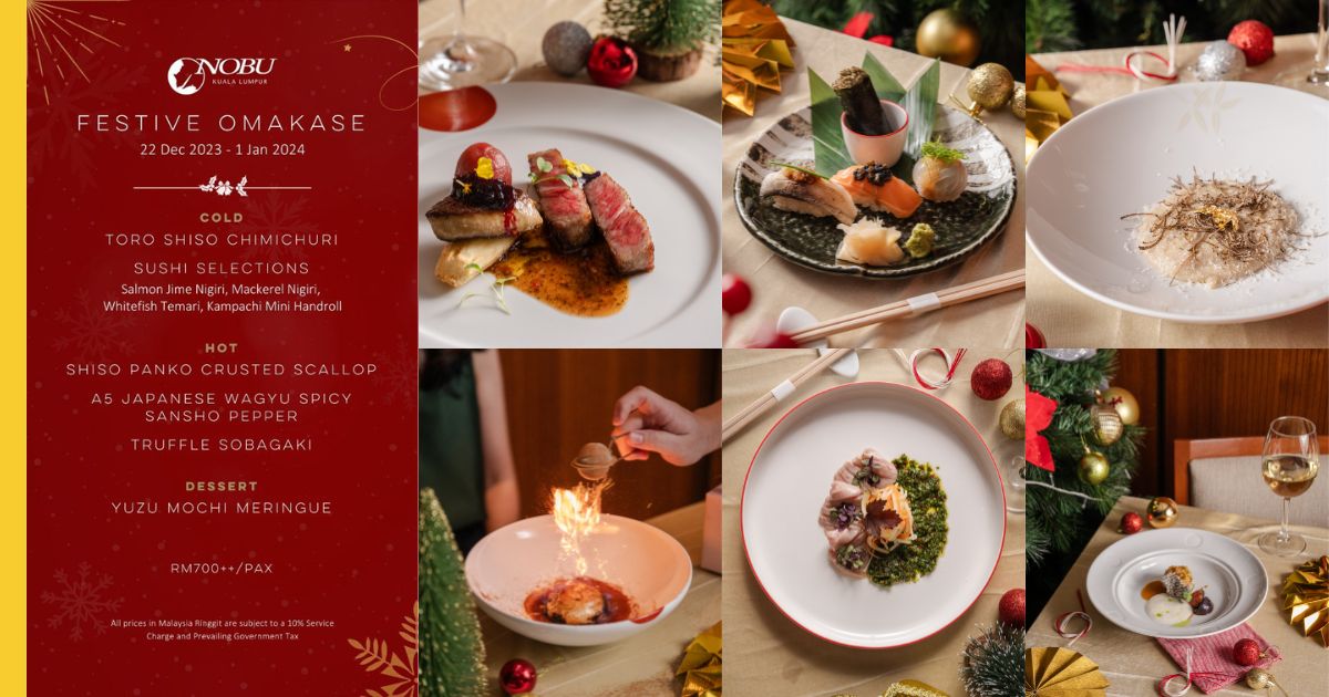 Read more about the article Deck the Halls with Deliciousness: Nobu KL Festive Omakase Awaits! 